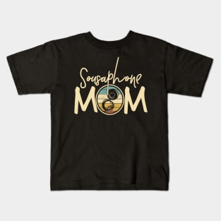 Marching Band - Funny Retro Sousaphone Mom Gift Kids T-Shirt